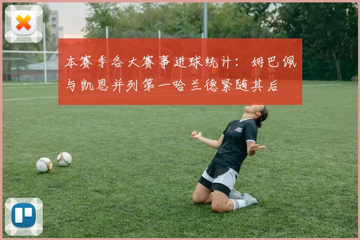 本赛季各大赛事进球统计：姆巴佩与凯恩并列第一哈兰德紧随其后
